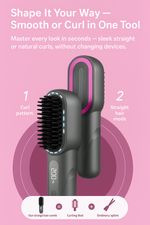 GlissiGo - Portable Straightener Brush